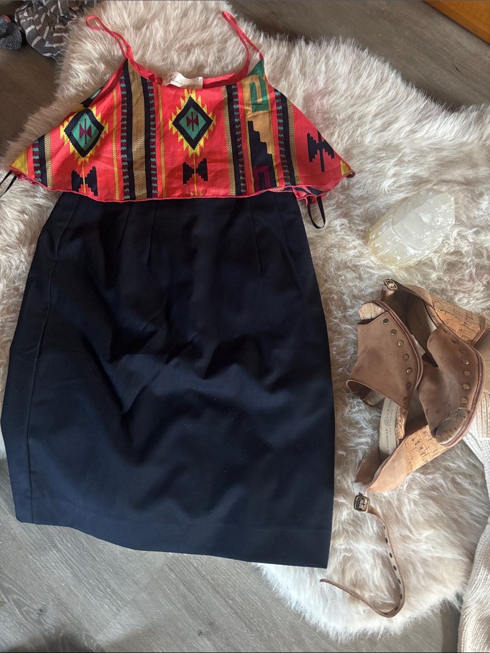 H&M Black High-Waist Pencil Skirt